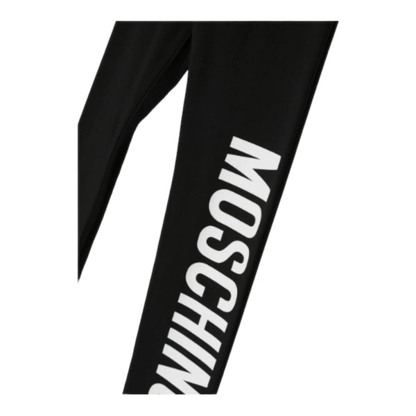 Moschino Kids Stretch Cotton Logo Leggings