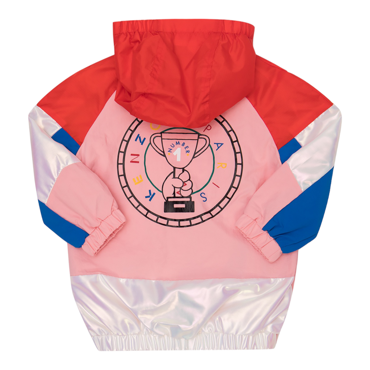 Kenzo Kids Multicolor Logo Windbreaker Jacket