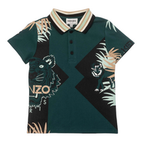 Kenzo Kids Multi-Pattern Polo Shirt