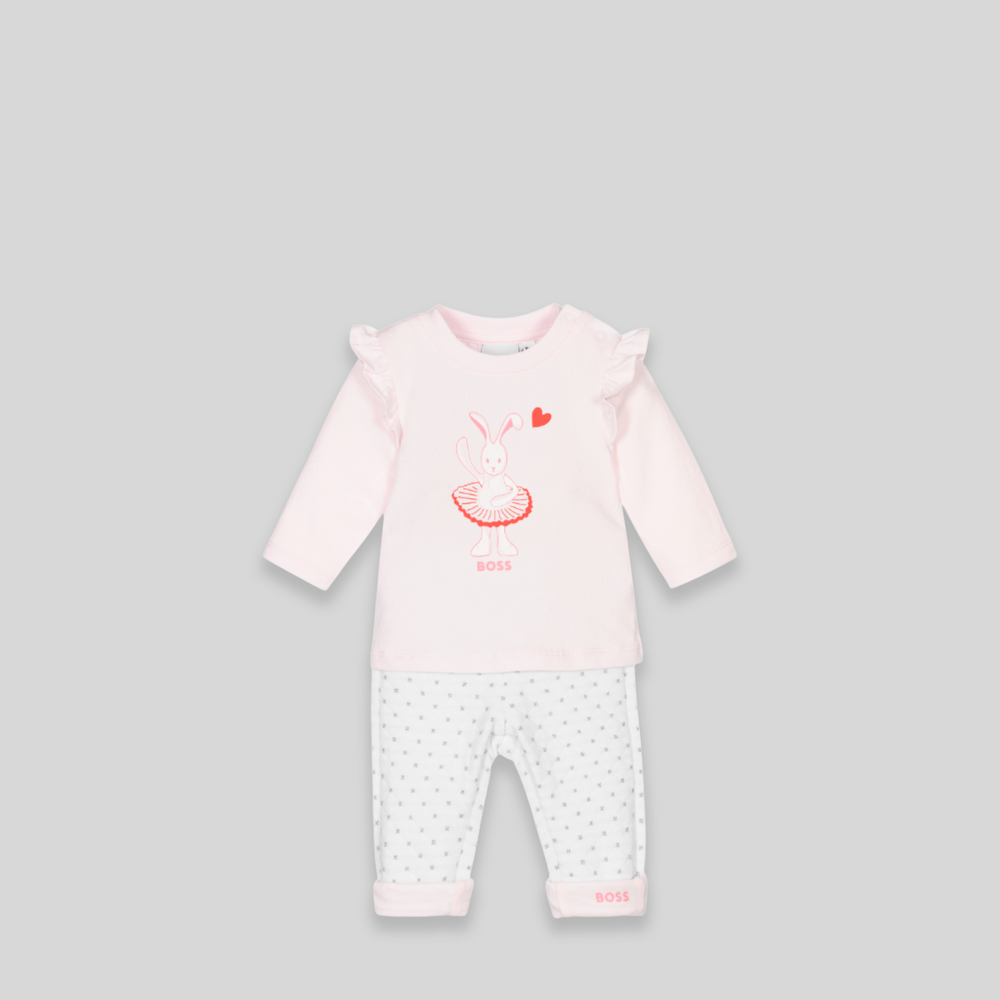 Hugo Boss Kids Toddler's Long Sleeve T-Shirt and Pants Set
