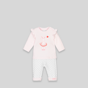 Hugo Boss Kids Toddler's Long Sleeve T-Shirt and Pants Set