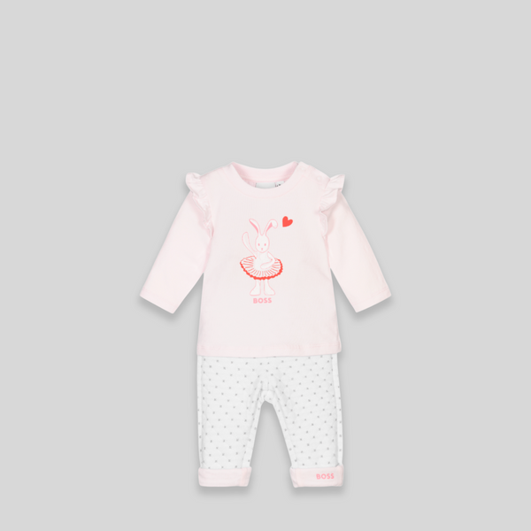 Hugo Boss Kids Toddler's Long Sleeve T-Shirt and Pants Set
