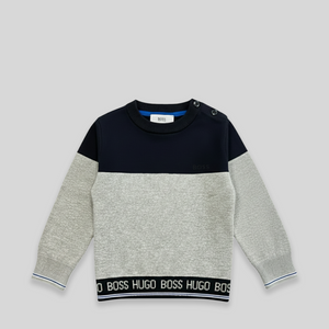 Hugo Boss Kids Toddler's Color-Block Knit Sweater