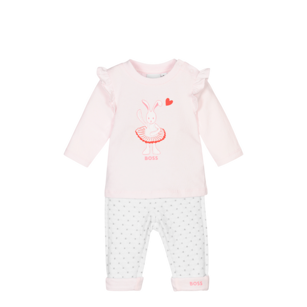 Hugo Boss Kids Toddler's Long Sleeve T-Shirt and Pants Set