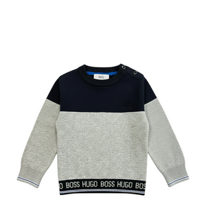 Hugo Boss Kids Toddler's Color-Block Knit Sweater
