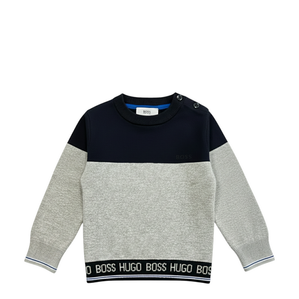 Hugo Boss Kids Toddler's Color-Block Knit Sweater