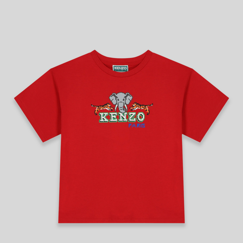 Kenzo Kids Elephant Logo T-Shirt