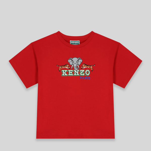Kenzo Kids Elephant Logo T-Shirt