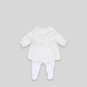 Hugo Boss Kids Toddler Girl's Dress & Legging Onesie Set