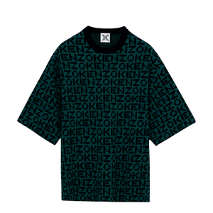 Kenzo Men's Sport Oversize Monogram Short Sleeve Jumper Sweater