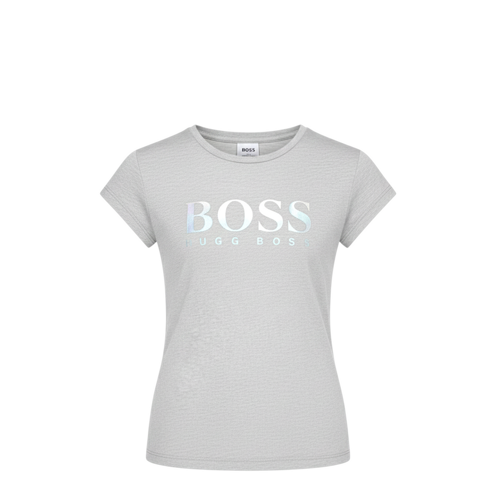 Hugo Boss Kids Girl's Iridescent Logo T-shirt