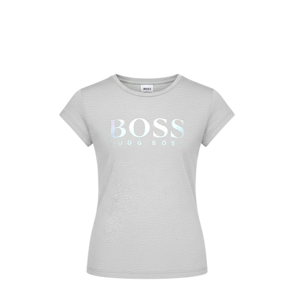 Hugo Boss Kids Girl's Iridescent Logo T-shirt
