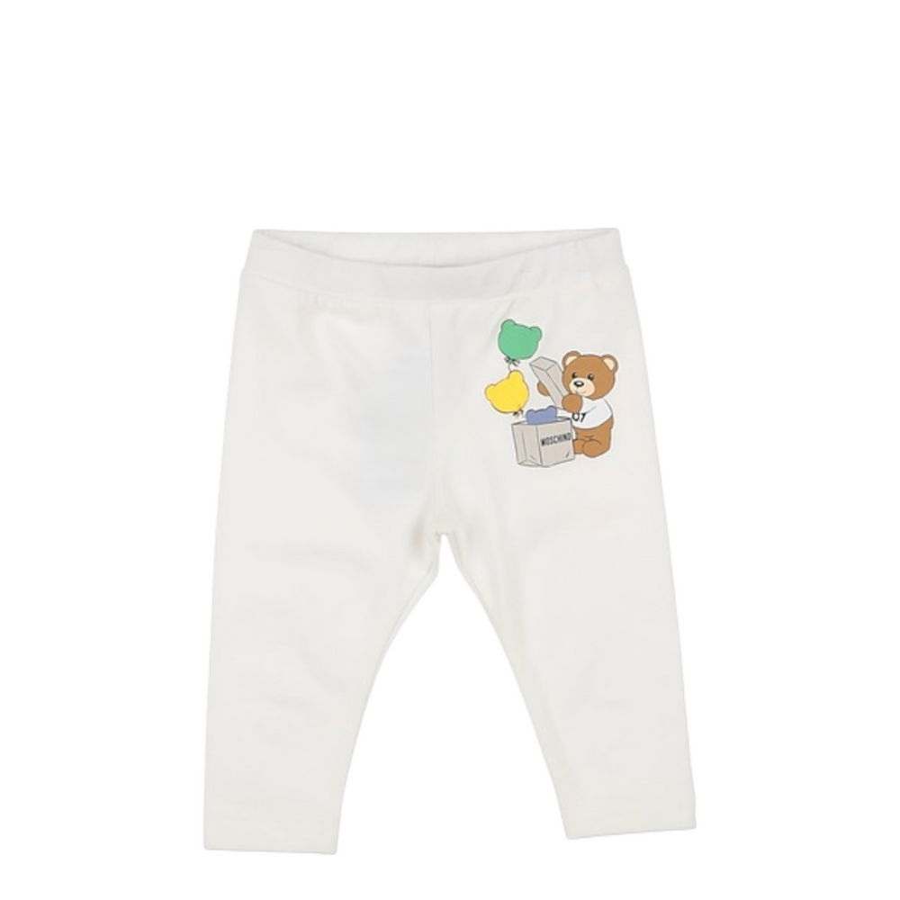 Moschino Kids Toddler's Teddy Bear & Balloon Motif Leggings