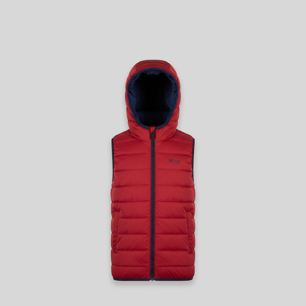Hugo Boss Kids Reversible Puffer Vest