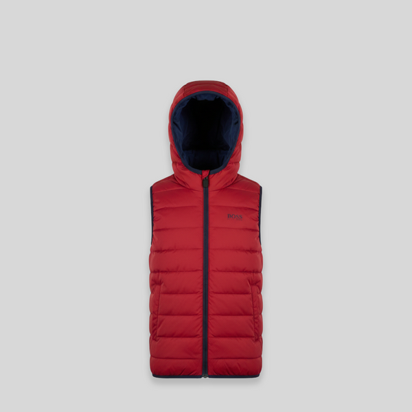 Hugo Boss Kids Reversible Puffer Vest