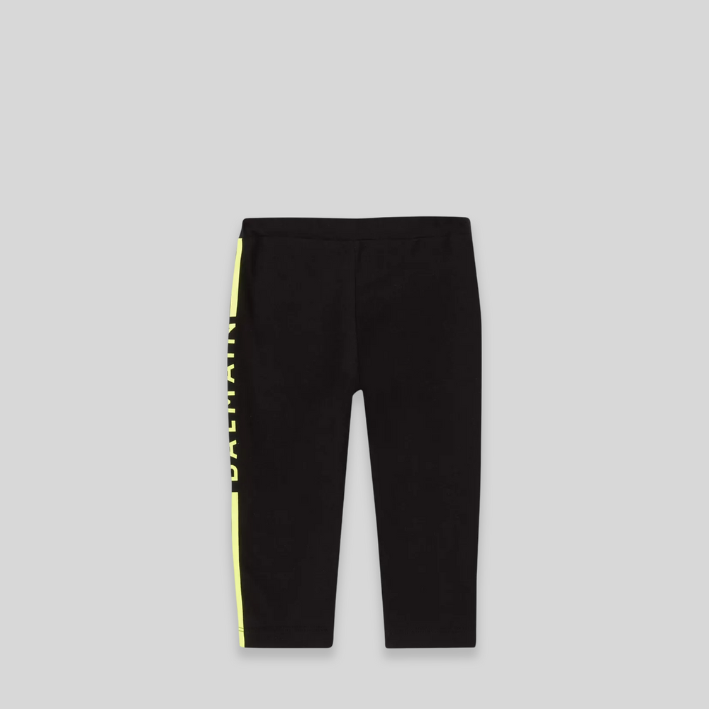Balmain Kids Toddler's Side Stripe Logo Leggings