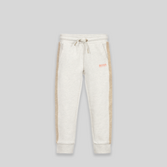 Hugo Boss Kids Girl's Glitter Stripe Sweatpants