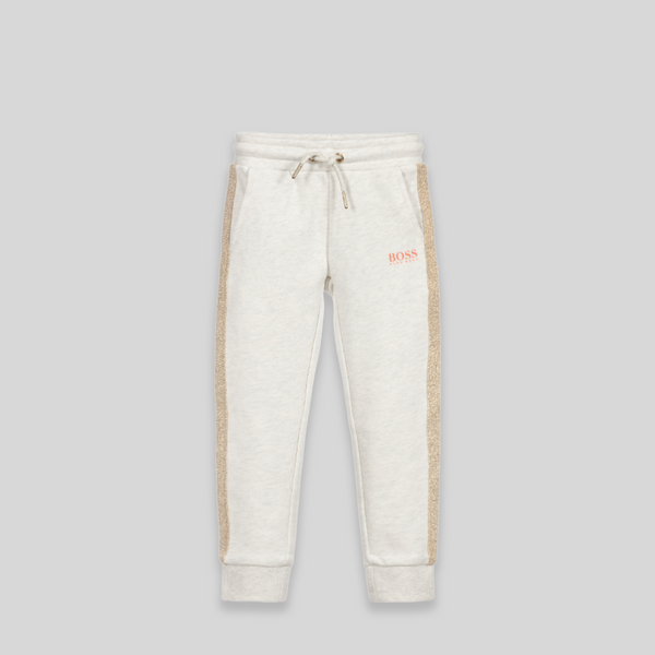 Hugo Boss Kids Girl's Glitter Stripe Sweatpants