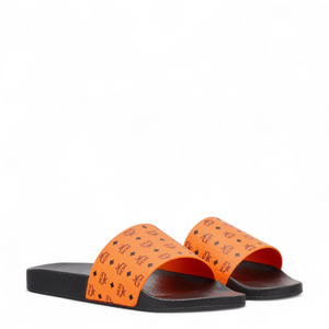 MCM Men's Visetos Rubber Slides