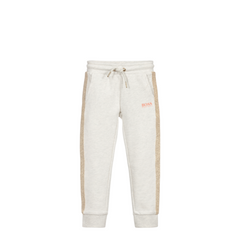 Hugo Boss Kids Girl's Glitter Stripe Sweatpants