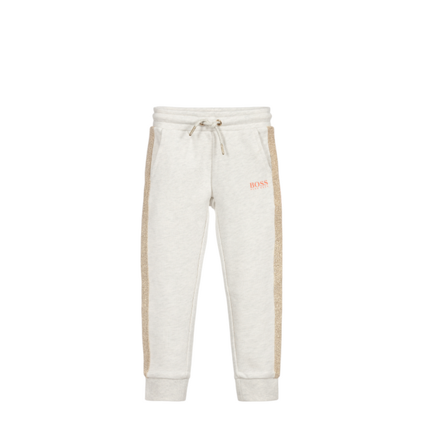 Hugo Boss Kids Girl's Glitter Stripe Sweatpants