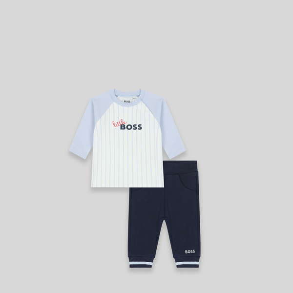 Hugo Boss Kids Toddler's Jersey Shirt and Pant Set
