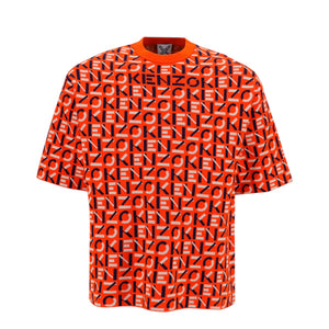 Kenzo Men's Monogram Oversized Short Sleeve Knit Sweater