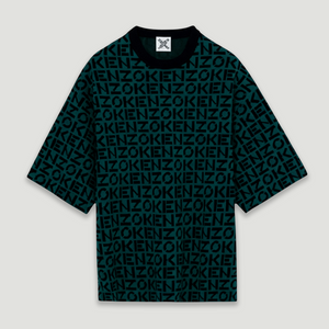 Kenzo Men's Sport Oversize Monogram Short Sleeve Jumper Sweater