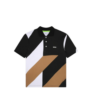 Hugo Boss Kids Color-Block Panel Polo Shirt