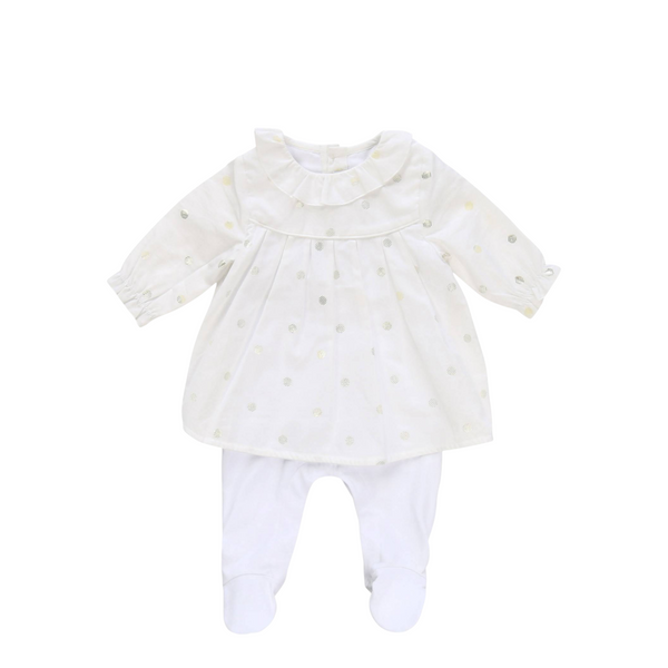 Hugo Boss Kids Toddler Girl's Dress & Legging Onesie Set