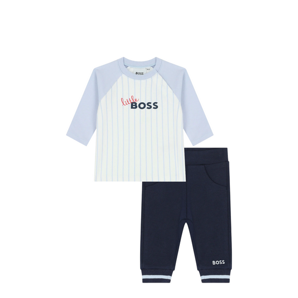 Hugo Boss Kids Toddler's Jersey Shirt and Pant Set