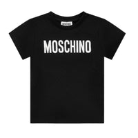 Moschino Kids Big Text Logo Cotton T-Shirt