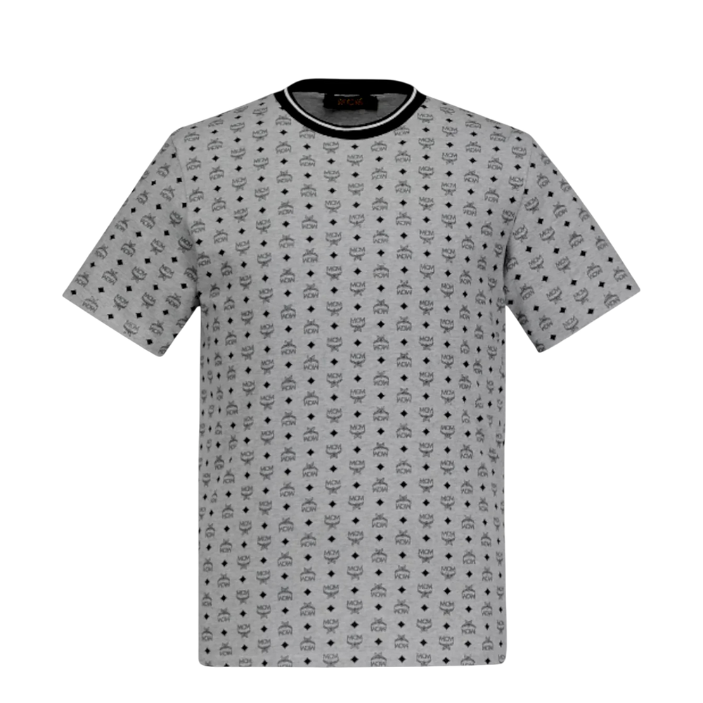 MCM Men's Visetos Print T-Shirt in Organic Cotton