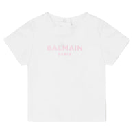 Balmain Kids Toddler's Embroidered Logo T-Shirt