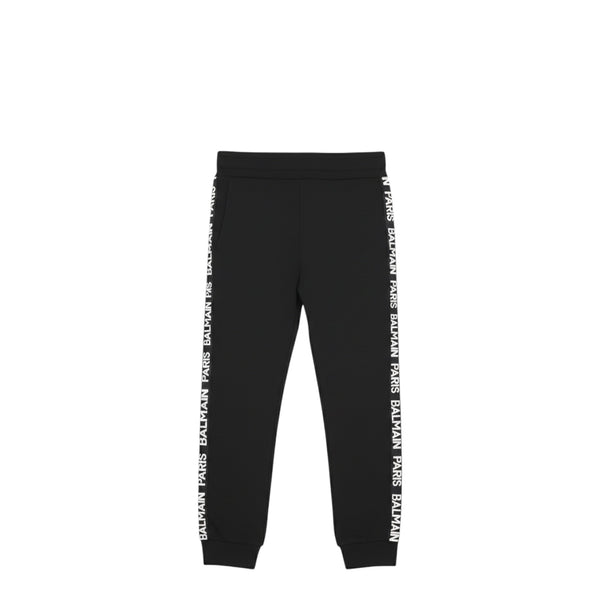 Balmain Kids Side Logo Tape Sweatpants