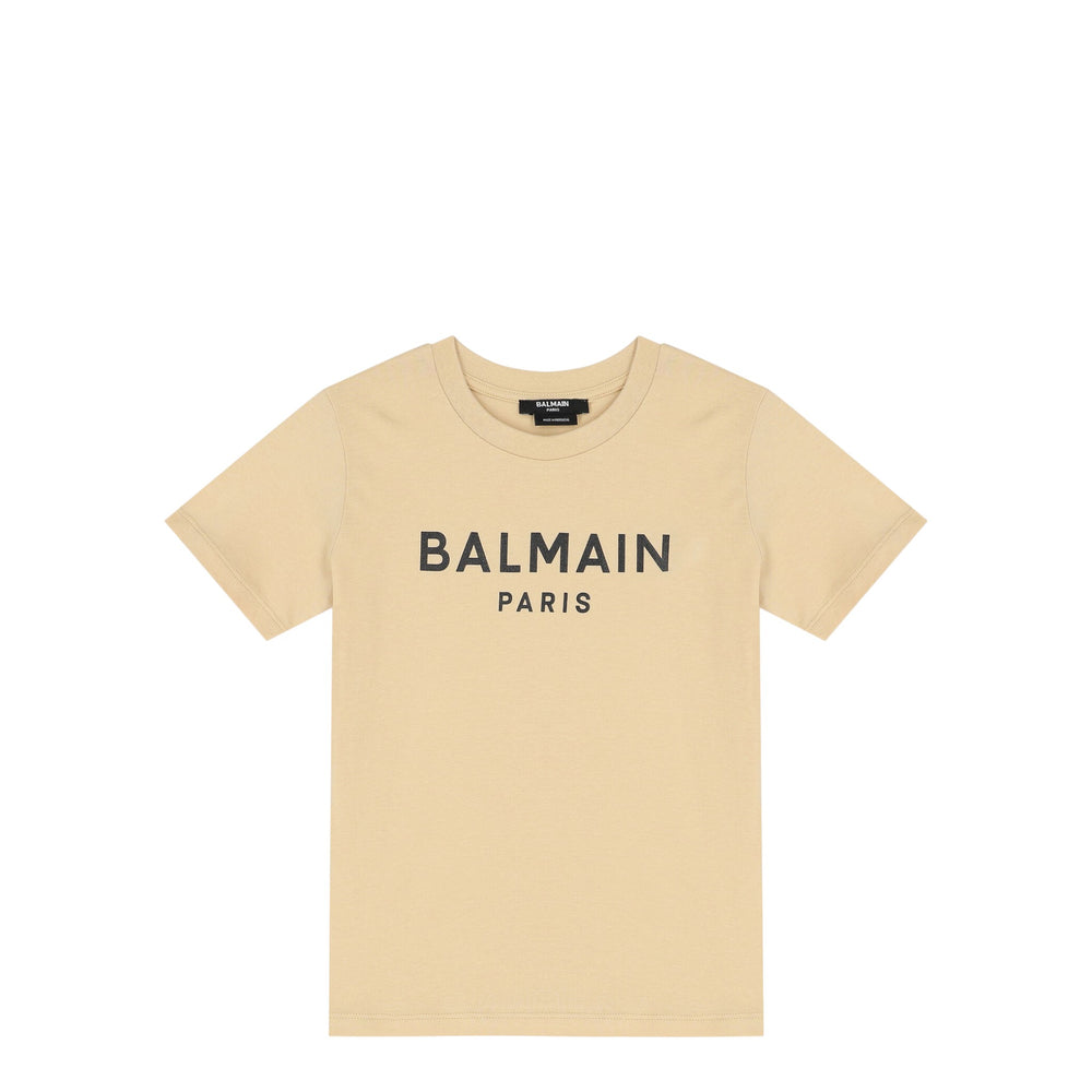 Balmain Kids Classic Logo Short Sleeve T-shirt