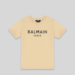 Balmain Kids Classic Logo Short Sleeve T-shirt