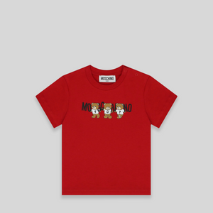 Moschino Kids Toddler's 3-Toy Bear Logo T-Shirt