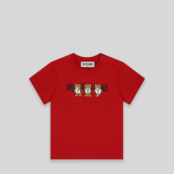 Moschino Kids Toddler's 3-Toy Bear Logo T-Shirt