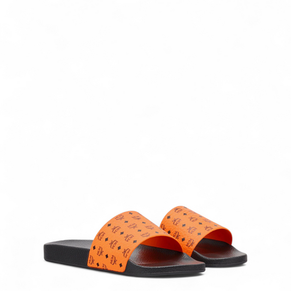 MCM Women's Visetos Rubber Slides