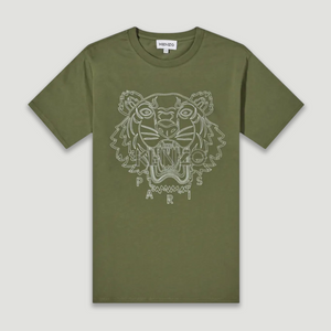 Kenzo Men's Classic Tiger Embroidered Logo T-Shirt