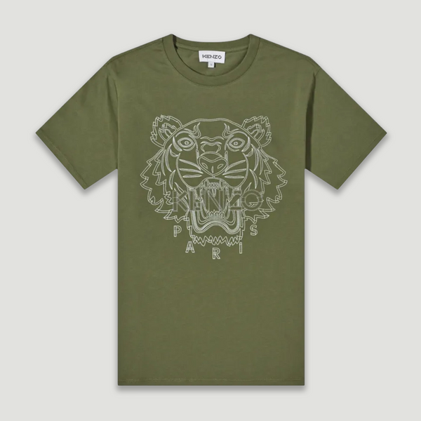 Kenzo Men's Classic Tiger Embroidered Logo T-Shirt