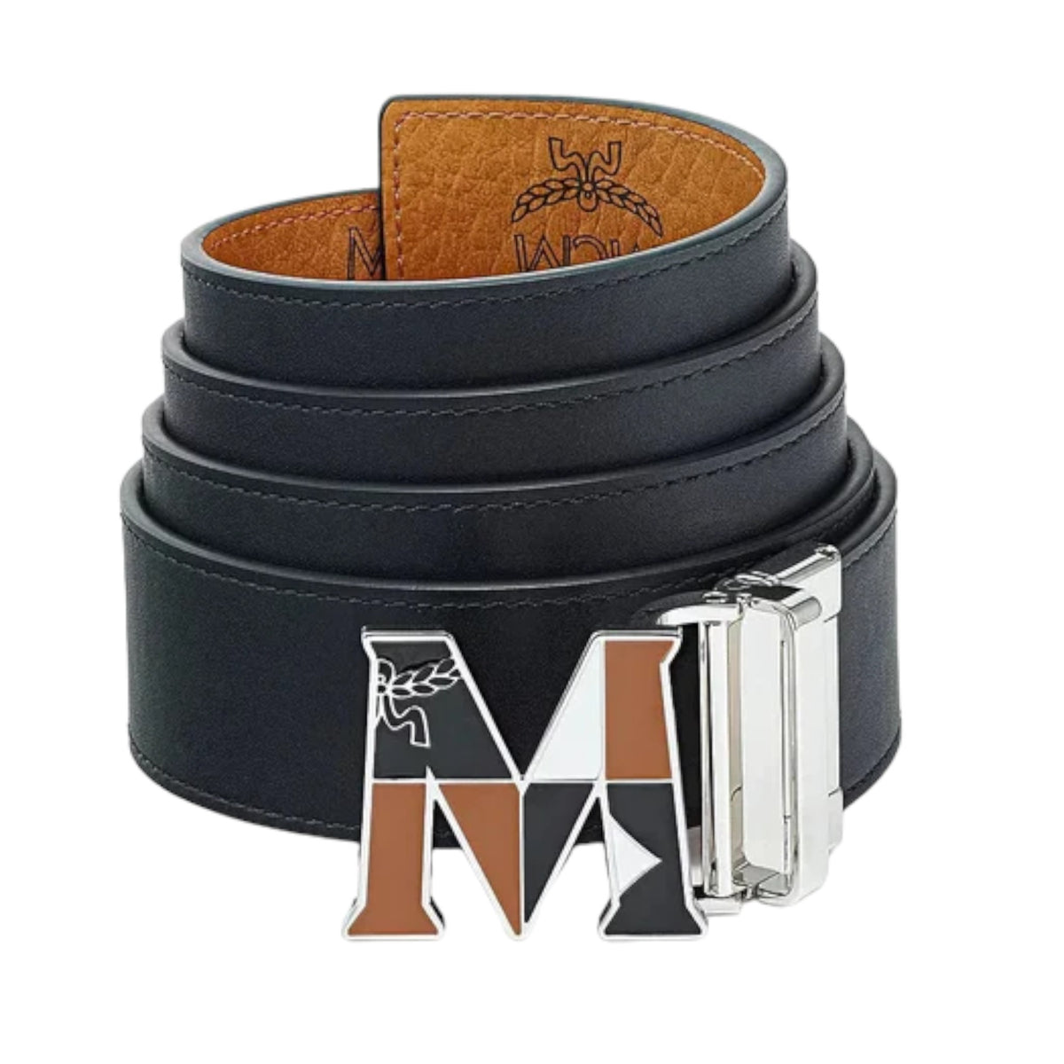 MCM Claus Weaving M Reversible 1.5" Belt in Visetos