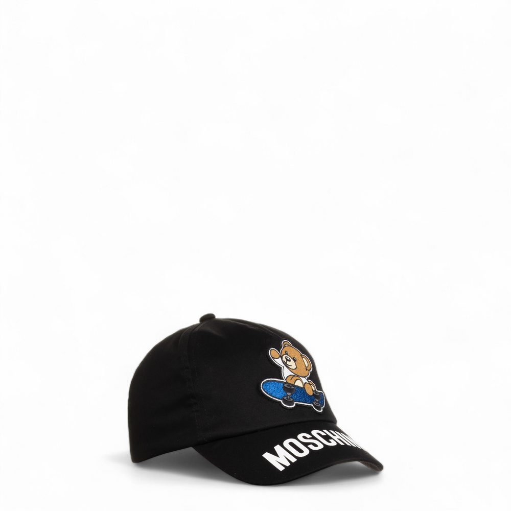 Moschino Kids Skateboard Bear Logo Adjustable Cap