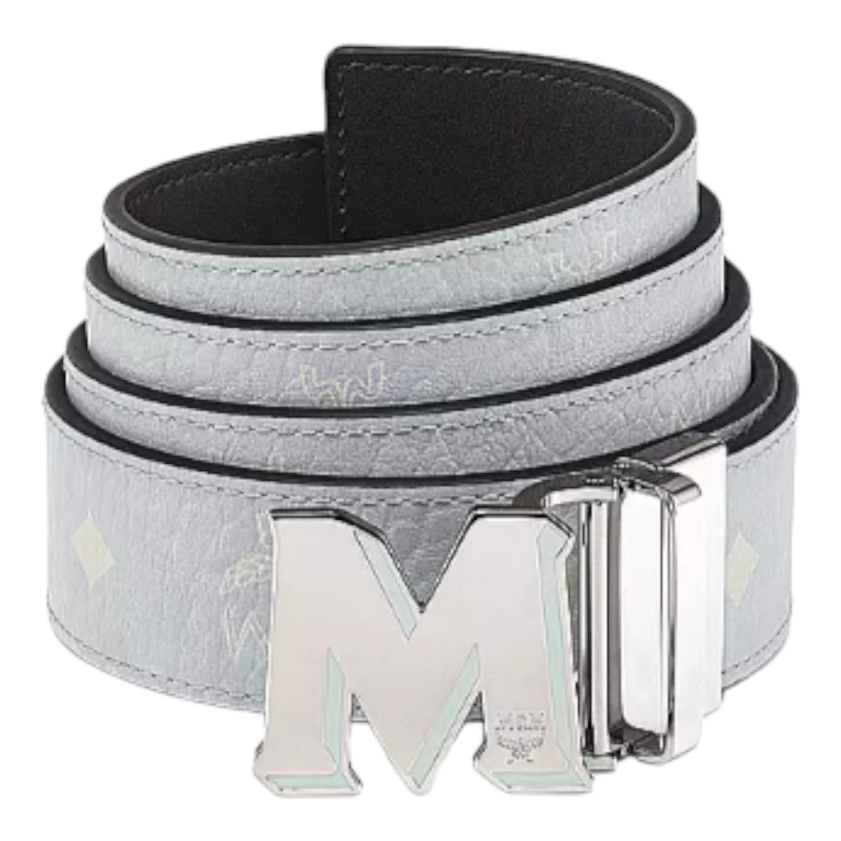 MCM Claus Epoxy M Reversible Belt 1.5" in Visetos Leather