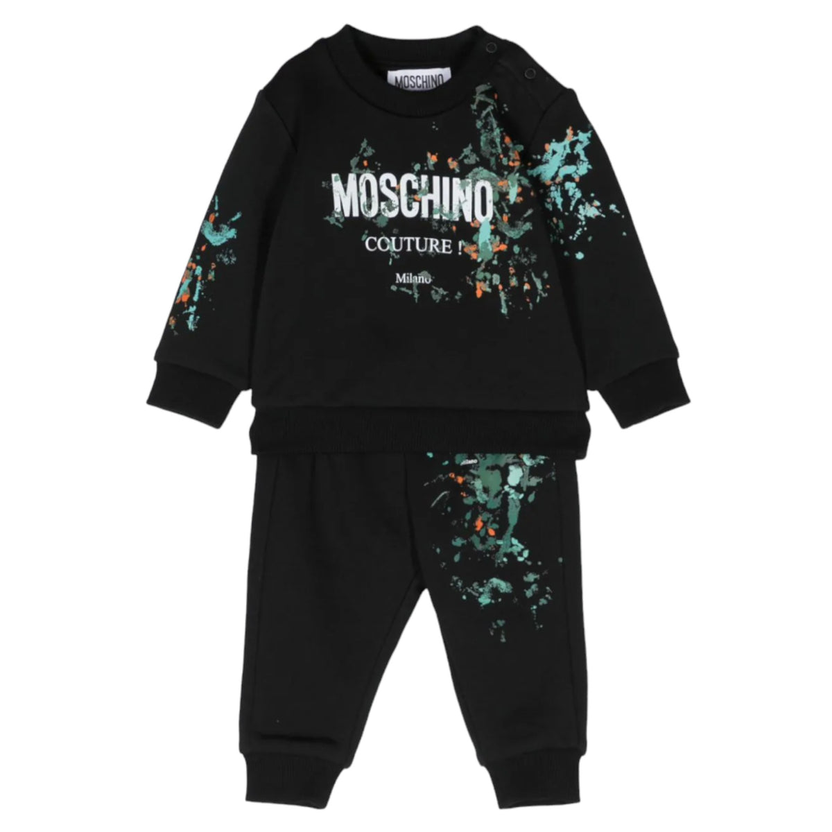 Moschino Kids Toddler's Paint Splatter Fleece Sweatsuit