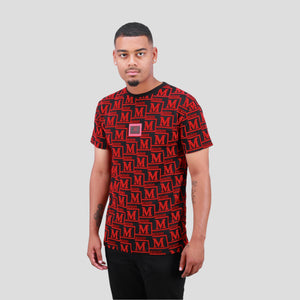 MDB Couture Men's Woven Monogram T-Shirt