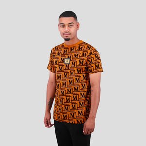 MDB Couture Men's Woven Monogram T-Shirt