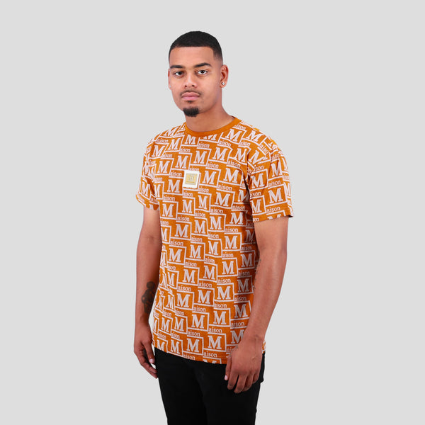 MDB Couture Men's Woven Monogram T-Shirt