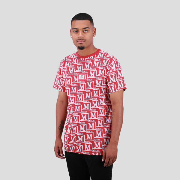 MDB Couture Men's Woven Monogram T-Shirt